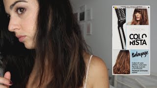 Colorista LOrèal Balayage tecnica ed effetto su capelli scuri [upl. by Aramen273]