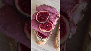 🥪 SÁNDWICH DE HIGOS 🥪azampar bocadillo sandwich higos queso figs sandwichrecipe figs [upl. by Atis866]