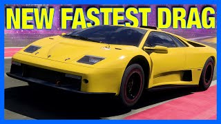 Forza Horizon 5  New Fastest Drag Car FH5 Diablo GTR [upl. by Liberati2]