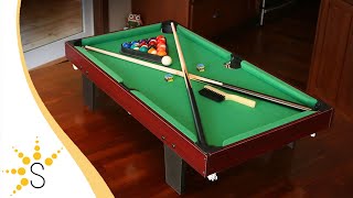 Sunnydaze 36Inch Mini Tabletop Pool Table  DQP022 [upl. by Haswell547]