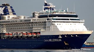 Celebrity MILLENNIUM セレブリティ・ミレニアム 客船 大阪港入港 [upl. by Adnahsal]