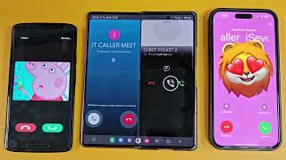 ALL MIX SOCIAL MEDIA INCOMING CALLS MOTO X PLAY SAMUSNG GALAXY Z FOLD IPHONE APPLE 16 MAX PRO [upl. by Madlin]