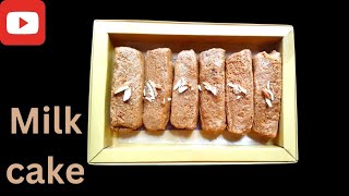 Milk Cake Recipe  Soft Milk Cake RecipeHow To Make Milk Cake Recipe [upl. by Ilarrold]