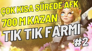 BDO AFK İŞLEME YAPARAK ÇOK KISA SÜREDE 700 M KOLAY PARA KAZANMAK TIK TIK FARMI 2 [upl. by Elleirua]