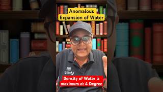 Anomalous Expansion of Water physics icse cbse isc ytshorts shorts [upl. by Oigaib978]