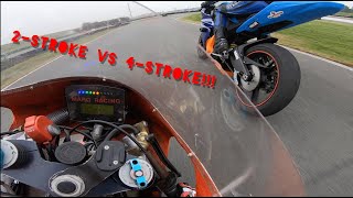 50CC 2STROKE VS 125CC 4STROKE  WHO WILL WIN [upl. by Tor]