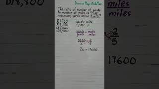 How to Solve Ratios Problems With Proportions StepbyStep shorts [upl. by Nerrak]