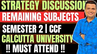 ⚠️ StrategyBcom Semester 2 Remaining Subjects Marathon And One Shot  Calcutta University [upl. by Amando502]