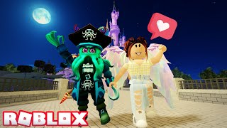 EXPLORING DISNEY MAGIC KINGDOM WITH MY GIRLFRIEND ROBLOX [upl. by Ailb267]