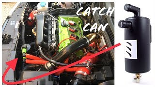 FITTING OIL CATCH CAN GOLF MK4 GTI 18T SAIKOU MICHI [upl. by Nihahs]