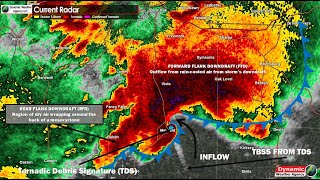 Mayfield KY Tornado Radar Loop and Analysis  December 1011 2021 [upl. by Fruma861]