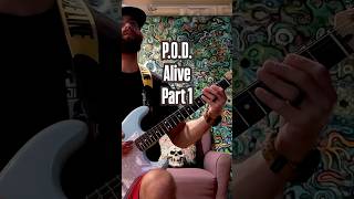 POD  Alive⚡️Guitar Cover pod numetal guitarplayer guitarcover guitarlesson [upl. by Ednutey]