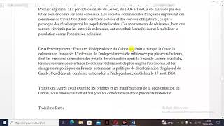 Sujet de type 1  La décolonisation du Gabon [upl. by Rengaw323]