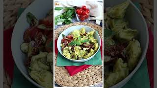 SALADE DE TORTELLINI AU PESTO la meilleure salade de pâtes [upl. by Werd]