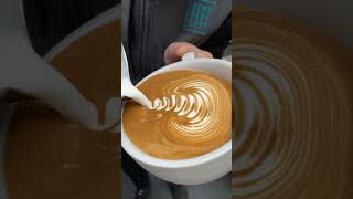 Latte art tutorial [upl. by Tandy]