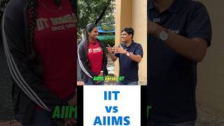 IIT VS AIIMS 😱  IIT Motivation Status shorts iitbombay [upl. by Reeve336]