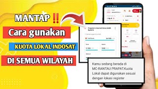 Cara Menggunakan Kuota Lokal Indosat di luar area aktivasi kartu [upl. by Shoemaker270]