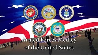 US Military Songs United States Armed Forces Medley [upl. by Brentt]