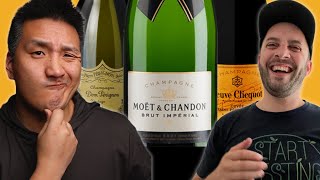 Moet Dom Perignon Veuve Clicquot  Overrated Underrated CHAMPAGNE [upl. by Elfreda]