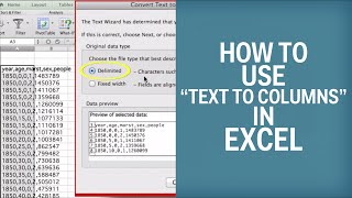 How To Use quotText To Columnsquot In Excel [upl. by Shute]