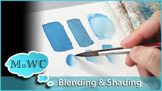 How to Blend Watercolor Paint Wet on Dry [upl. by Zahara]