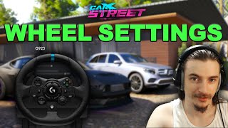 Best Logitech G923 Wheel Settings for CarX Street on PC  G HUB amp InGame Setup Guide [upl. by Knowlton]