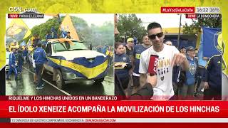 HINCHAS de BOCA realizaron un BANDERAZO para APOYAR a RIQUELME tras la SUSPENSIÓN de las ELECCIONES [upl. by Sonitnatsok935]