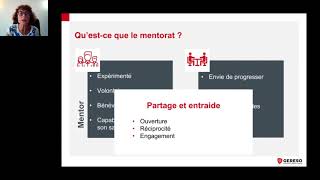 WEBINAIRE  Le mentorat en entreprise  quels facteurs clés de succès   Danielle Desfontaines [upl. by Eveneg]