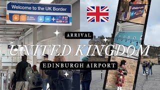 Enter UK 2024  Arrival Immigration at Edinburgh Airport [upl. by Rehsu884]