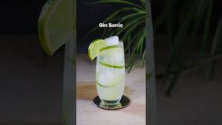 Lighten up with a Gin Sonic 🍸✨ cocktail gin mixology tonic [upl. by Atteragram]