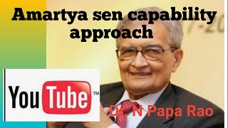 Amartya Sen capability approach [upl. by Carmelita]