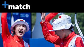 Korea v China women team  Match  Yecheon 2024 Archery World Cup [upl. by Ahseikram558]