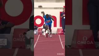 Usain Bolt 🔩⚡ 100m champion king trackandfield running sprint youtube shorts [upl. by Yvad]