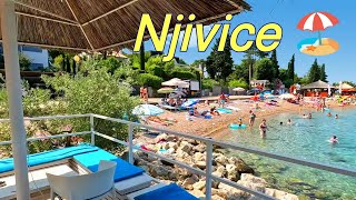 Njivice 🏖️ plaža ☀️ 2024 ☀️ Otok Krk 🇭🇷 Croatia 🏖️ Beach [upl. by Gaskin]