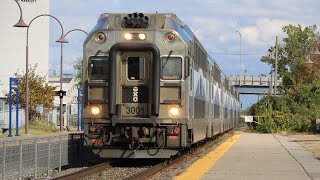 Gare Dorval Railfaning in Montreal [upl. by Tterrej]