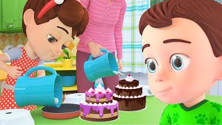 Pat A Cake  Super Fun Cake Baking Song and MORE Nursery Rhymes amp Educational Songs [upl. by Proudman]