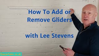 How To Add Or Remove Curtain Track Gliders from our regular curtain track [upl. by Adnilema]