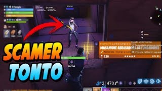 🔥SCAMEO AL SCAMER MAS TONTO DE TODO FORTNITE SCAMEANDO SCAMERS🔥 [upl. by Xantha]