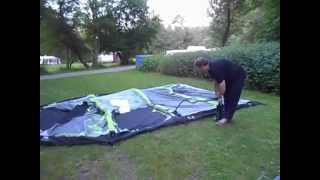 Airgo Cirrus 6 Tent first time putting up 130614 [upl. by Eerat]