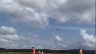 RC Red Arrow Jet crash Woodsprings 2009 [upl. by Myrvyn]