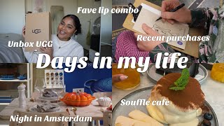 DAYS IN MY LIFE  UNBOX NEW UGG  CHILL NIGHT IN AMSTERDAM  RECENT PURCHASES  Debby Clementina [upl. by Anelam]