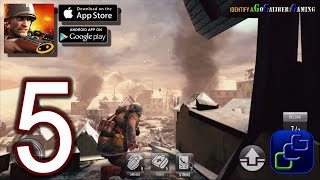 Frontline Commando WWII Android iOS Walkthrough  Part 5  Ardennes [upl. by Kaplan]