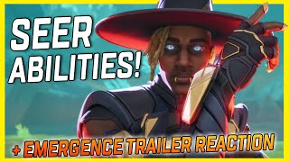 Seer Abilities Revealed At EA Play Plus Watching Apex Legends Emergence Launch Trailer [upl. by Arraic]