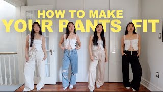 Hem Your Pants like a PRO with no sewing machine 4 easy ways [upl. by Morrell835]