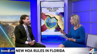 New HOA rules among Florida laws taking effect Monday [upl. by Neelahs455]