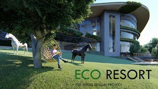 Eco resort design prethesis project Dilla University 🎓 [upl. by Sherourd]