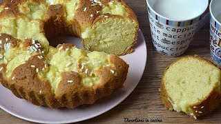 Ciambellone della nonna con la crema  Divertirsi in cucina [upl. by Haerb]