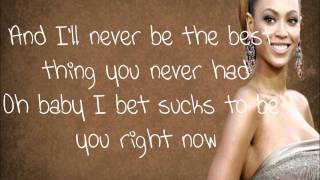 BeyonceBest thing I never had LYRICS ON SCREEN [upl. by Downey]