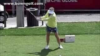 Annika Sorenstam driver swing in slow motion [upl. by Melmon]