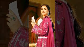 Yumna zaidi  Wahaj ali  Aram ata h didar se tere  love song shortsyumhajlovesong [upl. by Haimorej]